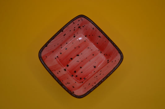 Modern handmade ceramic mini-bowl - pink