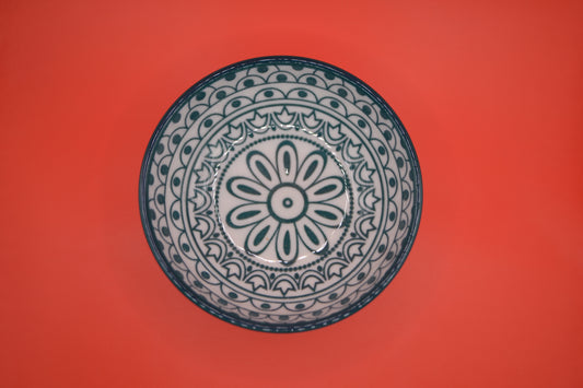 Traditional handmade ceramic mini-bowl - oriental style